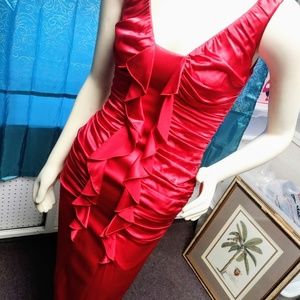 Red Cocktail dress by David Meister, size 6